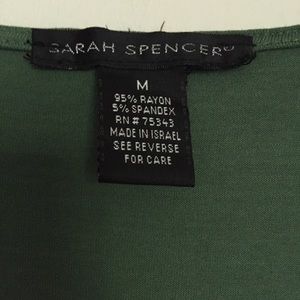 Sarah Spencer Tops - Sarah Spencer grass green wrap knit top M Sarah Spencer Tops - Sarah Spencer grass green wrap knit top M